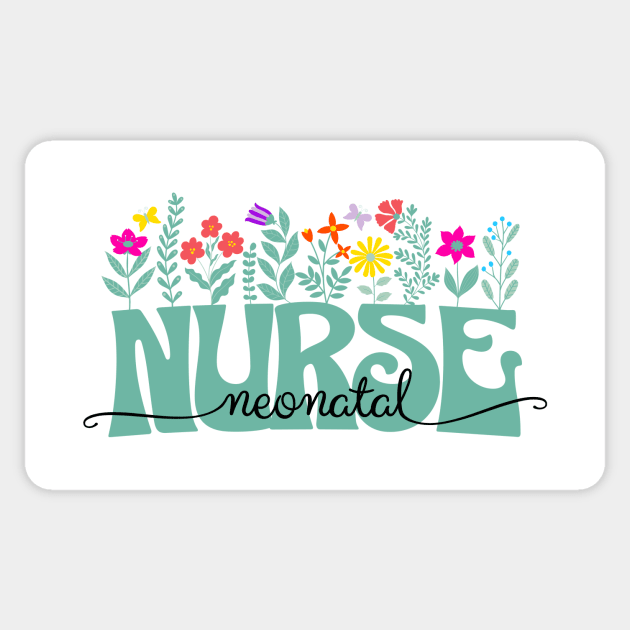 Neonatal Nurse Sticker by Horisondesignz